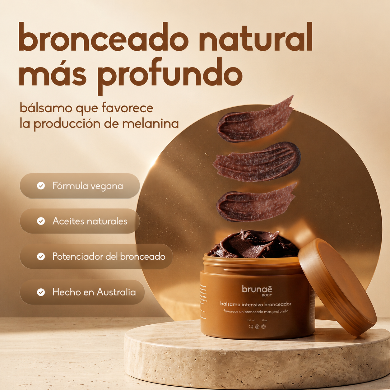 Bálsamo autobronceador intensivo